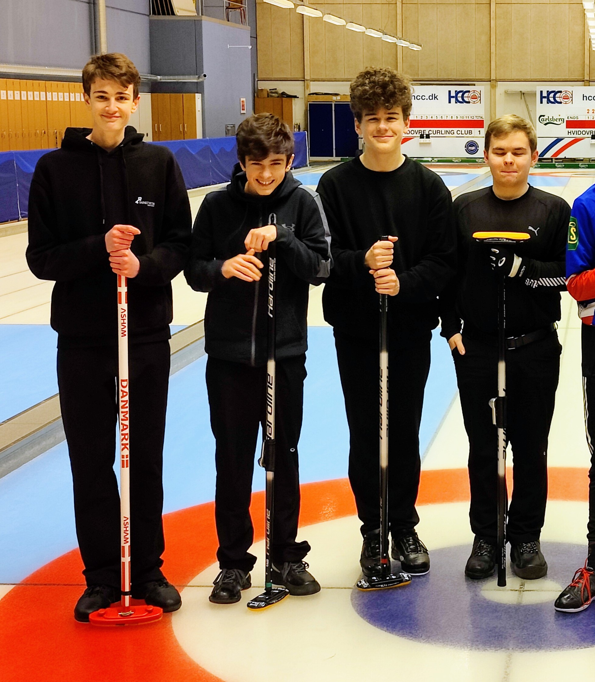 Team Rising Stars Vinder DM Junior Drenge 2022 • Gentofte Curling Club